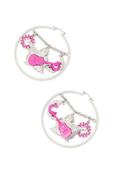 BUDDHA CHAIN HOOP EARRINGS