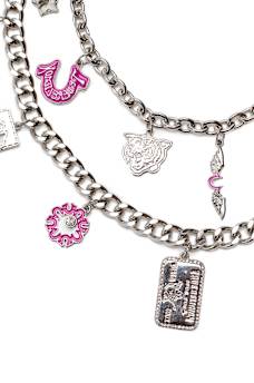 HORSESHOE CHARM LAYERED NECKLACE