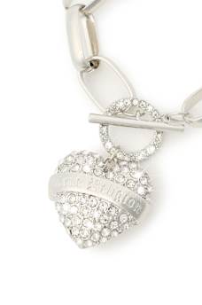 CRYSTAL TOGGLE HEART BRACELET