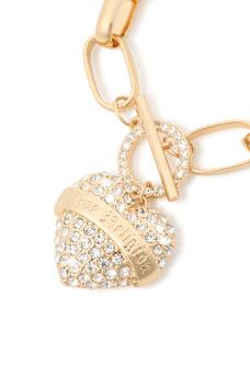 CRYSTAL TOGGLE HEART BRACELET
