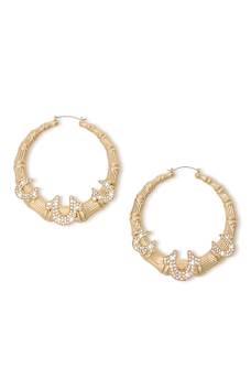 BAMBOO HORSESHOE HOOPS