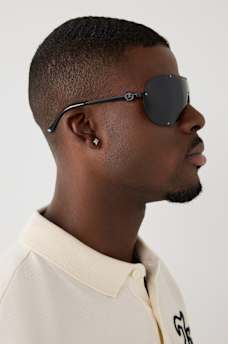 LUNETTES DE SOLEIL RONDES AVEC FER &Agrave; CHEVAL, image 4