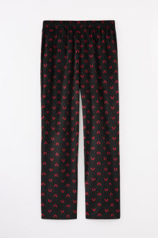 PANTALONES DE PIJAMA CON ESTAMPADO DE HERRADURA EN TODA LA SUPERFICIE, image 2