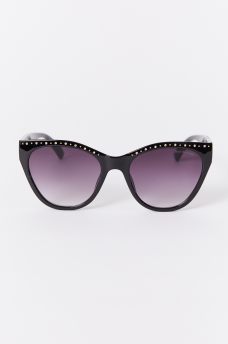 CRYSTAL CAT EYE SUNGLASSES, image 4