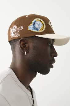 EMBROIDERED MULTI LOGO HAT