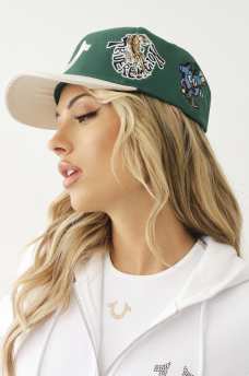 EMBROIDERED MULTI LOGO HAT, image 2
