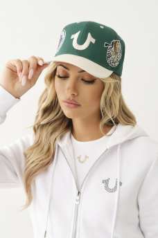 EMBROIDERED MULTI LOGO HAT