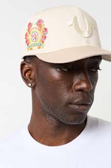 EMBROIDERED ROSE HAT