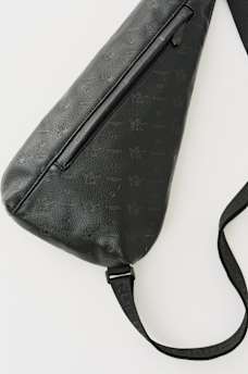 PEBBLED MONOGRAM SLING BAG, image 4