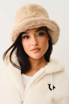 SOMBRERO DE CUBO DE PIEL SINT&Eacute;TICA, image 1