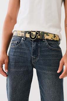 CAMO HORSESHOE BUCKLE BELT, image 1