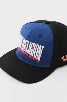 EMBROIDERED LOGO COLORBLOCK HAT