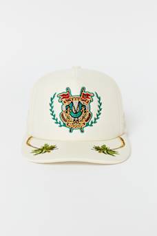 EMBROIDERED CREST TRUCKER HAT, image 5