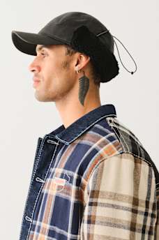 FAUX SHEARLING TRIM HAT, image 3