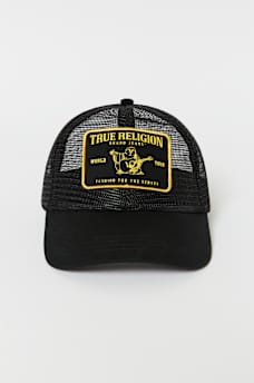 LOGO PATCH MESH TRUCKER HAT, image 4