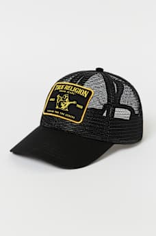 LOGO PATCH MESH TRUCKER HAT, image 1