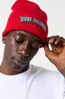 ARCHED LOGO BEANIE, image 1