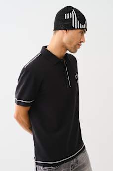 COLORBLOCK STRIPED HORSESHOE BEANIE, image 3