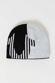 COLORBLOCK STRIPED HORSESHOE BEANIE, image 4