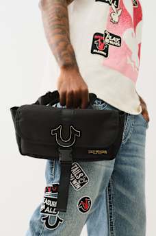 HORSESHOE FLAP SLING BAG