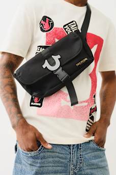 HORSESHOE FLAP SLING BAG