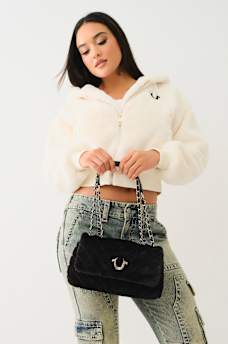 PLUSH HORSESHOE CHAIN SHOULDER BAG, image 2