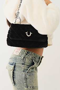 PLUSH HORSESHOE CHAIN SHOULDER BAG, image 3