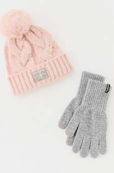 BUDDHA LOGO PATCH BEANIE & GLOVE SET, image 3