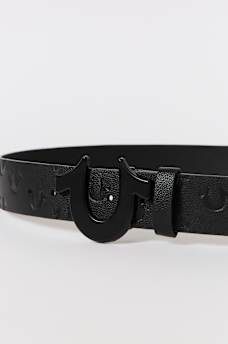 EMBOSSED HORSESHOE BUCKLE BELT, image 2