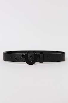 EMBOSSED HORSESHOE BUCKLE BELT, image 1
