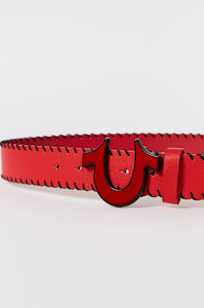 CINTUR&Oacute;N CON HEBILLA DE HERRADURA Y PUNTADA DE HILO, image 4