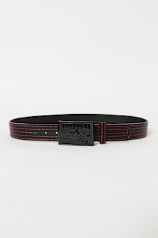 CINTUR&Oacute;N DE CUERO CON COSTURA BIG T, image 3