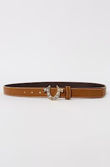WOMEN'S CRYSTAL HORSESHOE BELT, image 2