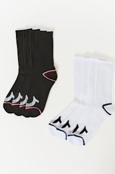 MEN&rsquo;S HORSESHOE LOGO CREW SOCK SET - 8 PACK