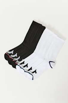 MEN&rsquo;S HORSESHOE LOGO CREW SOCK SET - 8 PACK