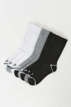MEN’S HORSESHOE LOGO CREW SOCK SET - 8 PACK