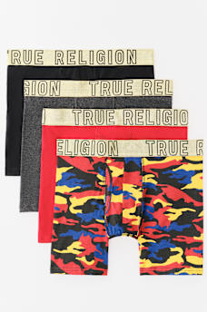 LOGO BOXER BRIEF - 4 PACK, image 1