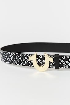 HORSESHOE BUCKLE PRINT BELT, image 2