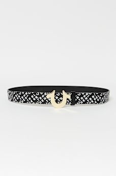 HORSESHOE BUCKLE PRINT BELT, image 1