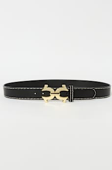 DOUBLE HORSESHOE BUCKLE BELT