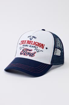 TRUE RELIGION X FORD EMBROIDERED TRUCKER HAT, image 4
