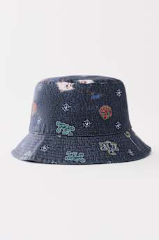 GROOVY DENIM BUCKET HAT, image 3