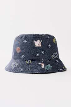 GROOVY DENIM BUCKET HAT, image 4