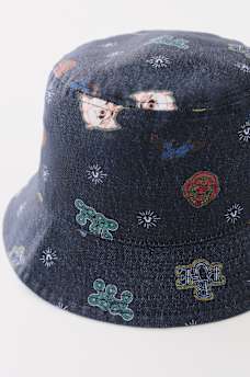 GROOVY DENIM BUCKET HAT, image 5