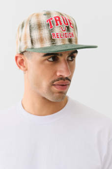 TRUE RELIGION PLAID HAT, image 1