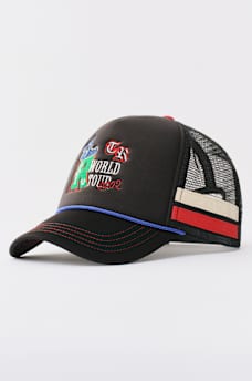 EMBROIDERED LOGO TRUCKER HAT, image 5