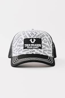 ALLOVER LOGO TRUCKER HAT, image 2