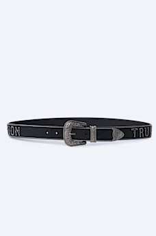 BLACK OLD TOWN LOGO BELT