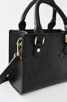 LOGO MONOGRAM TOP HANDLE BAG, image 4
