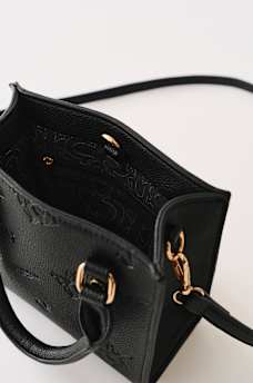 LOGO MONOGRAM TOP HANDLE BAG, image 5